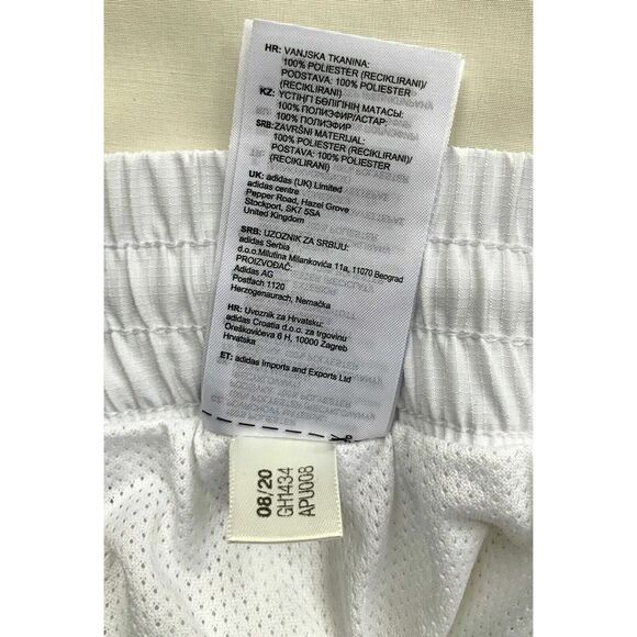 Adidas GH1434 Womens Sz Medium WHITE OLY PODIUM Track Superstar Basketball Pants - Picture 3 of 9